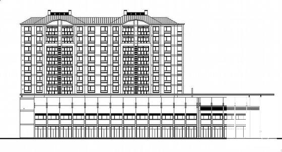 地块10层商业建筑施工CAD图纸 - 3