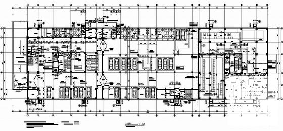 时代广场18层商住楼建筑施工CAD图纸（带人防） - 1