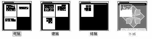 比较精美的3层别墅建筑结构水电CAD施工图纸 - 4