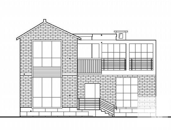 砌体结构2层小型私人住宅楼建筑施工CAD图纸 - 4
