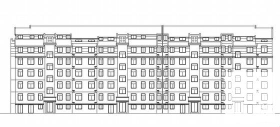 最新整理7层砖混结构住宅楼建筑结构CAD施工图纸 - 1