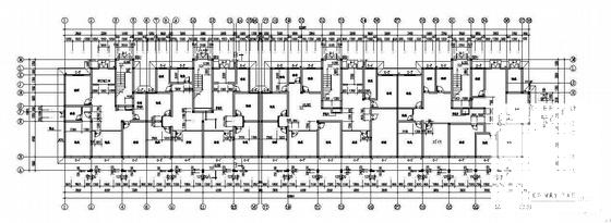 最新整理7层砖混结构住宅楼建筑结构CAD施工图纸 - 2