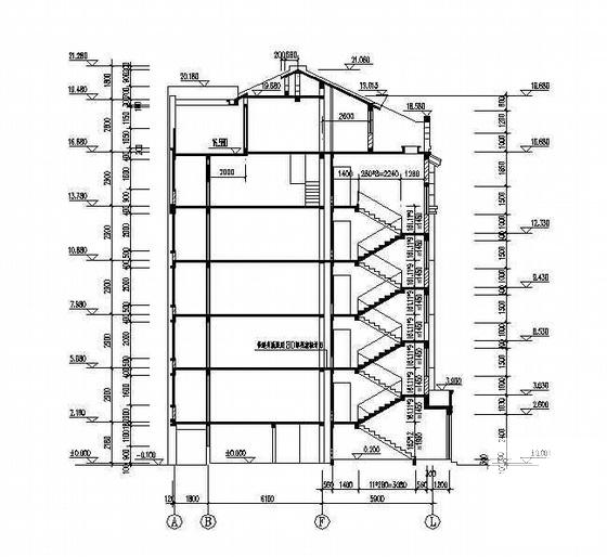 最新整理7层砖混结构住宅楼建筑结构CAD施工图纸 - 4