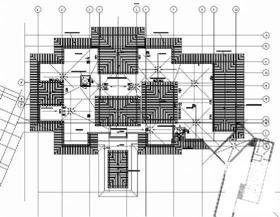刚果民主共和国总统别墅建筑CAD图纸（英文） - 1