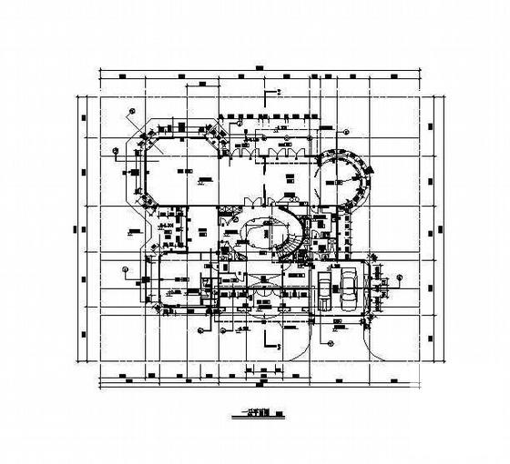 3层欧式独栋小别墅建筑CAD施工图纸 - 4
