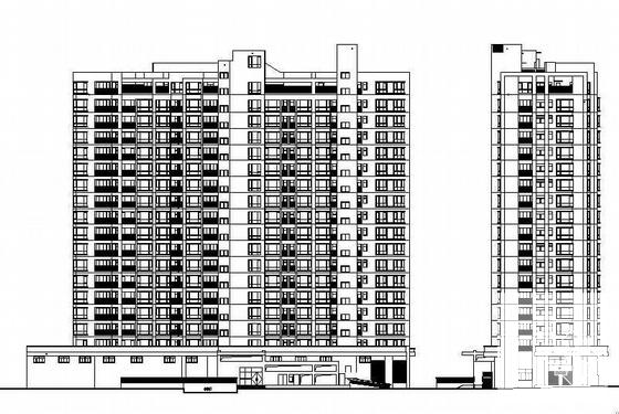 18层商住楼建筑CAD施工图纸 - 3
