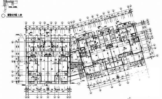 地5层花园洋房建筑CAD图纸 - 1