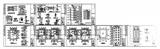 7层住宅楼建筑结构CAD施工图纸 - 3