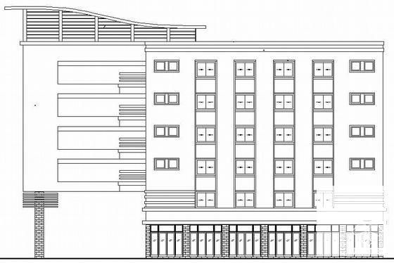 工程公司宿舍楼建筑设计CAD图纸 - 1