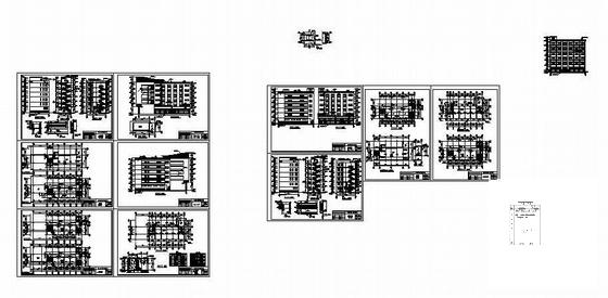 工程公司宿舍楼建筑设计CAD图纸 - 3