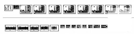 比较简单的7层办公楼（公寓）建筑施工CAD图纸 - 4