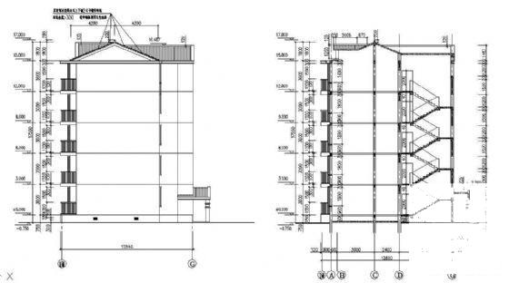 公司廉租房建筑设计CAD图纸 - 2