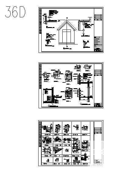 6层住宅楼建筑CAD施工图纸（标注详细） - 1