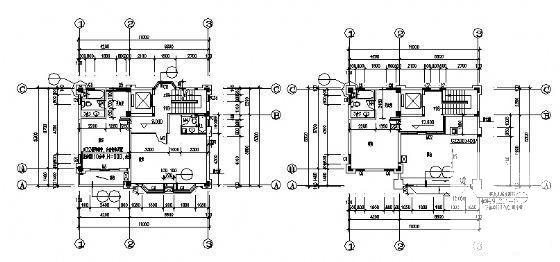 地4层别墅建筑设计CAD图纸 - 2