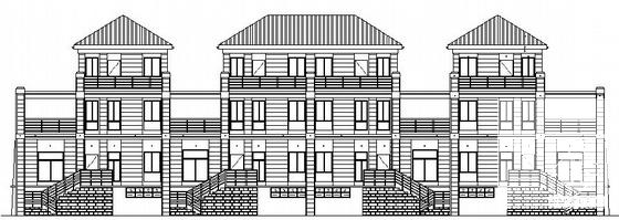 3层别墅建筑结构CAD施工图纸 - 1