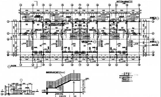 3层别墅建筑结构CAD施工图纸 - 2