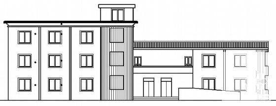 敬老院公寓楼及配套建筑结构CAD施工图纸 - 4