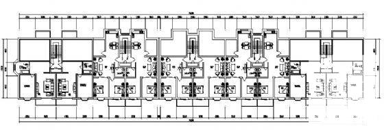 经典实用的6层住宅楼建筑CAD图纸 - 4