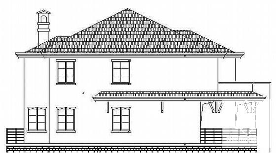 经济适用的2层小别墅建筑CAD施工图纸 - 4