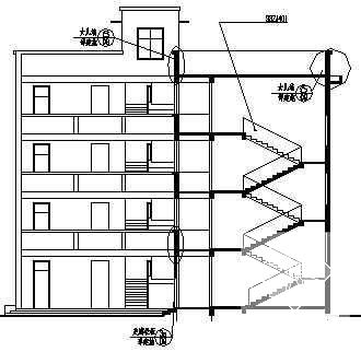 比较受欢迎的学生宿舍建筑设计CAD图纸 - 2