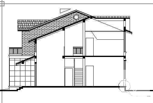 大型别墅建筑CAD施工图纸 - 4
