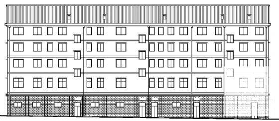 比较受欢迎的5层安置房建筑CAD图纸（初设图纸） - 1