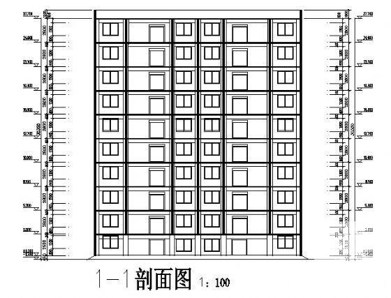 点式小高层住宅楼建筑扩初CAD图纸（总） - 2