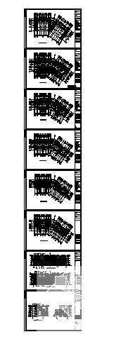 4层双拼别墅建筑方案设计CAD图纸 - 3