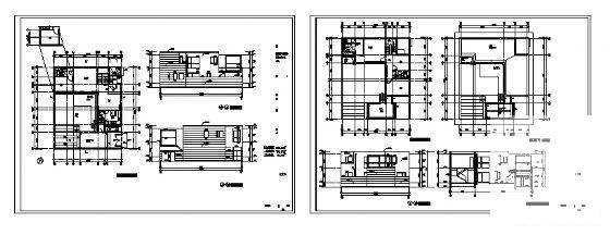 联排别墅区建筑群方案设计CAD施工图纸 - 3