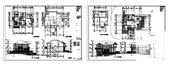 度假村独立别墅小区建筑CAD图纸 - 4