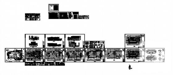 仿古元素的框架结构4层商住楼建筑施工CAD图纸 - 2