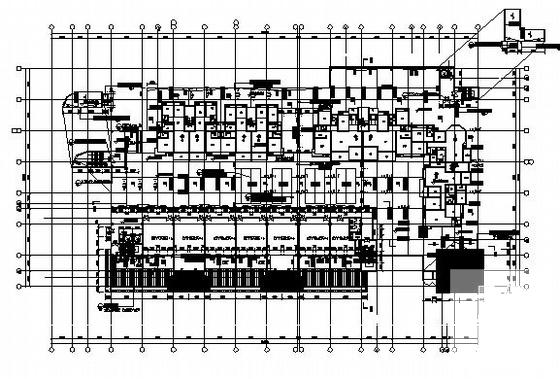 仿古元素的框架结构4层商住楼建筑施工CAD图纸 - 4