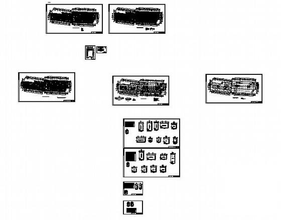 161层商住楼建筑结构CAD施工图纸（标注详细） - 1