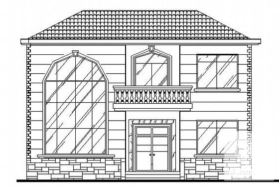 最新整理2层别墅建筑结构CAD施工图纸 - 4
