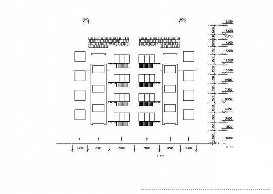 小区建筑CAD施工图纸 - 1