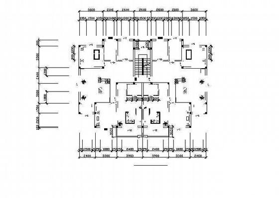 小区建筑CAD施工图纸 - 3