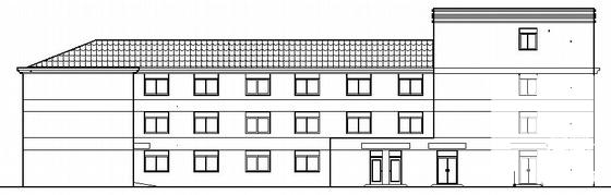 施工图纸3层老年公寓建筑施工CAD图纸 - 4
