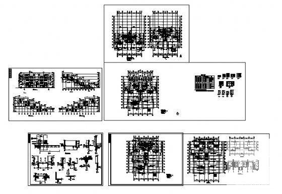 坡地现代住宅建筑设计CAD图纸 - 3
