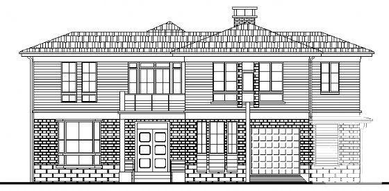2层别墅建筑CAD图纸 - 4