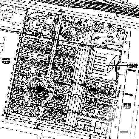 居住区规划建筑设计CAD图纸 - 1