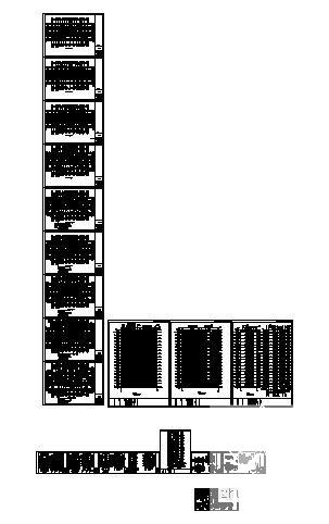 18层高层住宅楼建筑施工CAD图纸（总） - 1