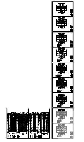 16层高层住宅楼建筑设计CAD施工图纸 - 2