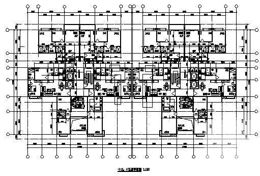 15层塔式高层住宅楼建筑方案设计CAD施工图纸 - 2