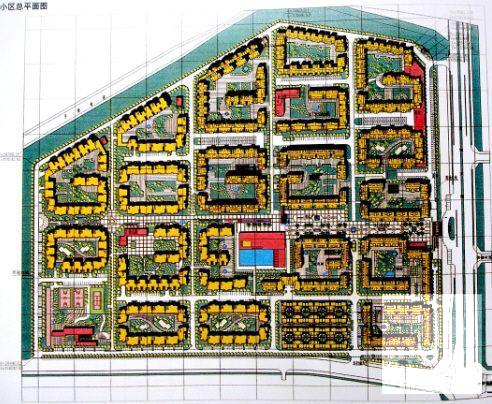 ]花城小区建筑CAD图纸 - 2