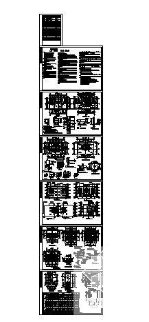 砌体结构两户并联3层私人住宅楼建筑施工CAD图纸 - 3