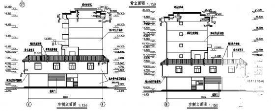 市场商住楼建筑扩初CAD图纸 - 3