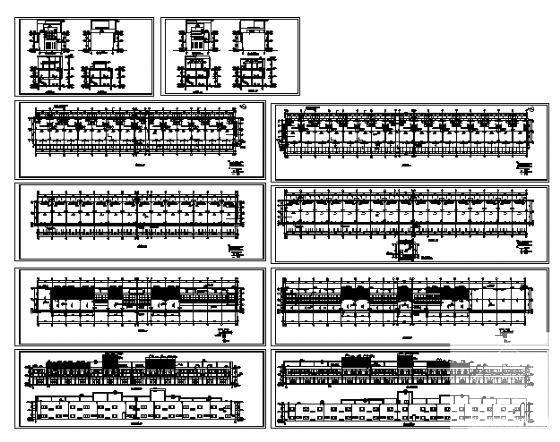 家园2层商业楼建筑设计CAD图纸 - 2