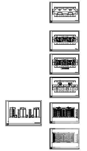 5层住宅楼建筑设计CAD图纸 - 1