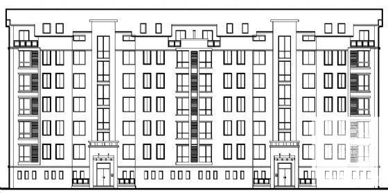 5层住宅楼建筑设计CAD图纸 - 3