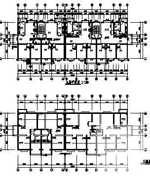 住宅楼小区5层住宅楼单体建筑设计CAD图纸 - 2